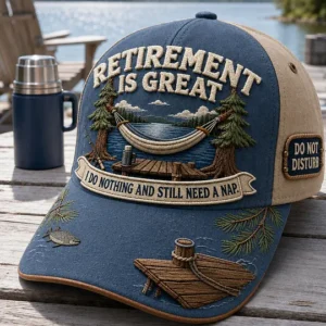 Unisex Vintage  ?Retirement Is Great? Print Hat