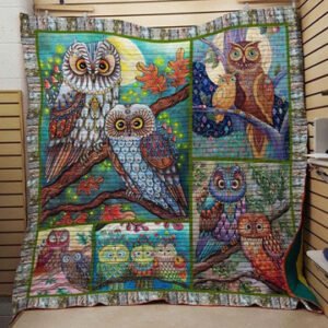 Owl Quilt Blanket VH-BVN10