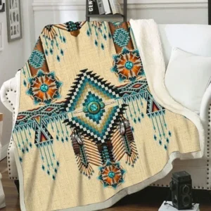 Native American Sherpa Blanket VH-DTD