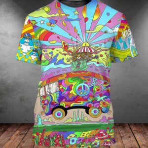 Resger Hippie T-Shirt 3d DVH3
