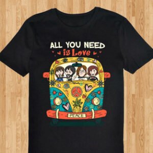 Resger Hippie T-Shirt 2D DVH23