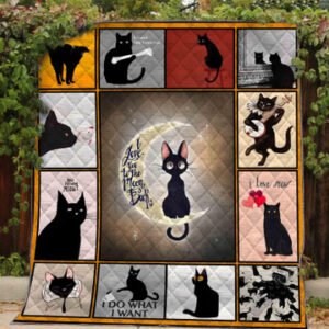 Quilt Blanket Black Cat VH-NVT37
