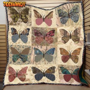 Resger Butterfly Quilt Blanket VH1 - PCM