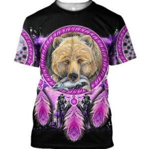 Resger BEAR T-SHIRT 3D VH65-BVN
