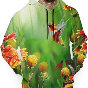 Resger Cardinal Hummingbird Hoodie & Zip Hoodie 3d VH10 DVH