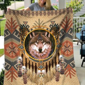 Resger Wolf Quilt Blanket VH14-HDD