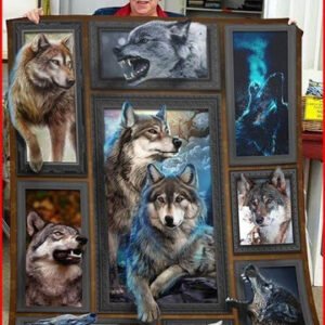 Resger Wolf Quilt Blanket VH4 - MCB