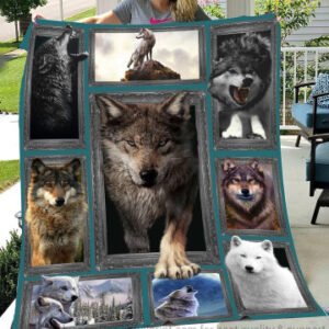 Resger Wolf Quilt Blanket VH5 - MCB