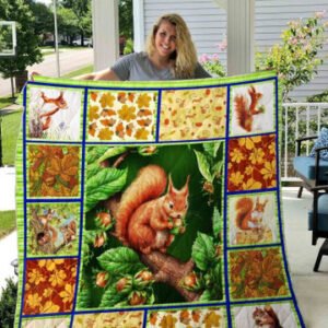 Resger squirrel Quilt Blanket VH5-DYN