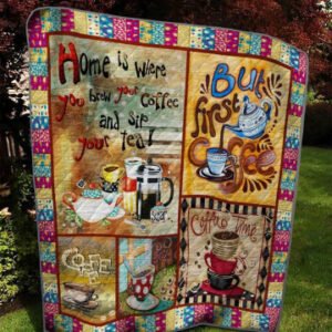 Resger Coffee Quilt Blanket ?VH102 -PCM