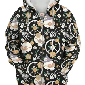 Resger Hippie Hoodie & Zip Hoodie 3d VH39-TNA