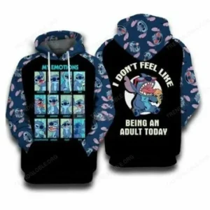 RESGER ST HOODIE & ZIP HOODIE 3D VH480-TNA