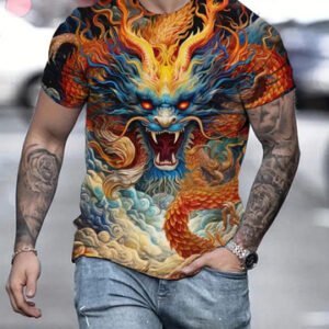 Resger DRAGON T-SHIRT 3D VH24-TM