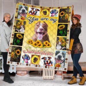 Resger Pitbull Quilt Blanket VH36 -NAV