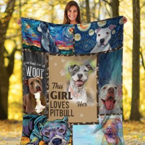 Resger Pitbull Quilt Blanket -NAV 4