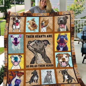 Resger Pitbull Quilt Blanket ? NAV7