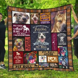 Resger Pitbull Quilt Blanket ? NAV6