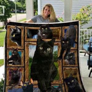 Quilt Blanket Black Cat VH-DCC36