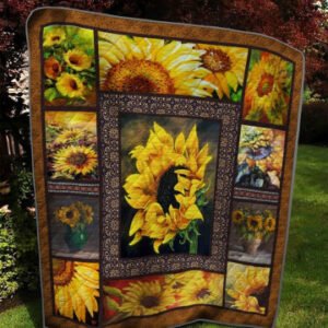 Resger Sunflower Quilt Blanket VH32 nmh10