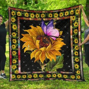 Resger Sunflower Quilt Blanket -nmh104