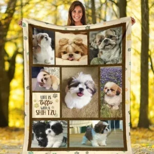 Shih Tzu Quilt Blanket VH39 PTD