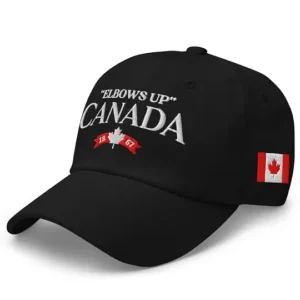 Unisex Elbows Up Canada 1867 Printed Baseball Cap