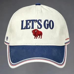 Unisex Football Lover Bulls BUF Art Printed Hat