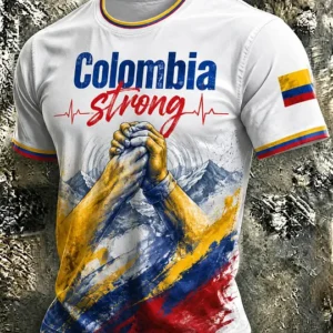 Men's Colombia Strong Printed T-shirt v5