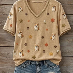 Women's Lovely Corgi T-Shirt