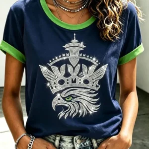 Women's Football Gameday Sporty Short-Sleeve T-Shirt v8