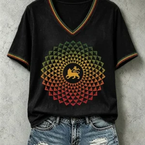 Women's Reggae Lion T-Shirt V2