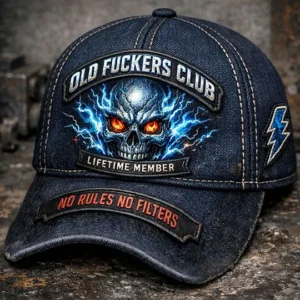 Old Fuckers Club Printed Casual Unisex Cap V4