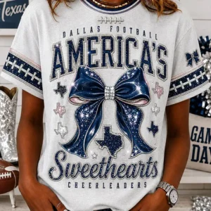 Women's  Football Short-sleeved T-shirt