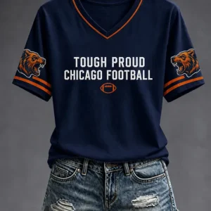 Women's Football Gameday Gift For Football Fans Short Sleeve T-shirt V5