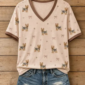 Women's Lovely Schnauzer T-Shirt V3