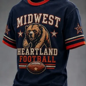Men's Football Gameday Gift For Football Fans short sleeves t-shirt V1