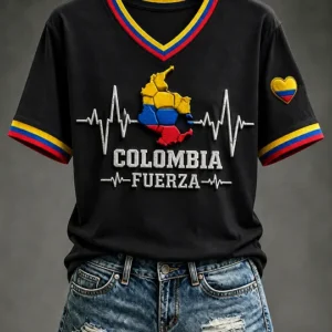 Women's Fuerza Colombia Short-sleeved T-shirt v1