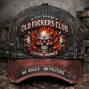 Old Fuckers Club Printed Casual Unisex Cap V7