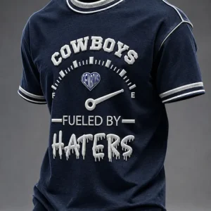 Men's Cowboys Fueled By Haters Short Sleeves T-shirt