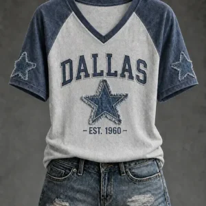 Women's Game Day Football Casual T-Shirt V1
