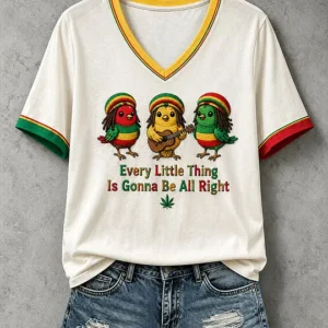 Women's Every Little Thing Is Gonna Be All Right T-Shirt V2