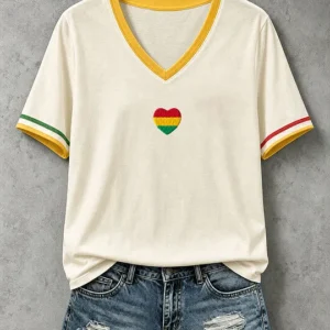 Women's Reggae Heart T-Shirt
