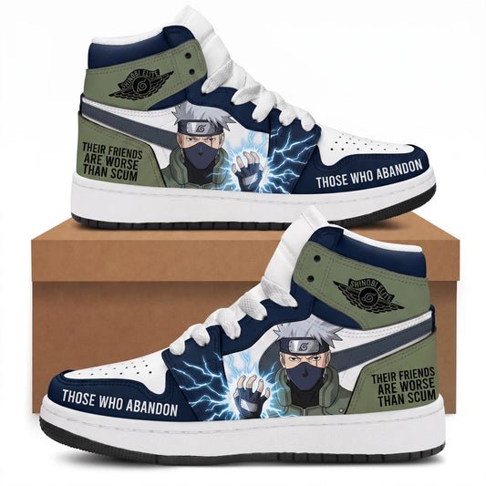 Custom high top sneakers on box 202608071555