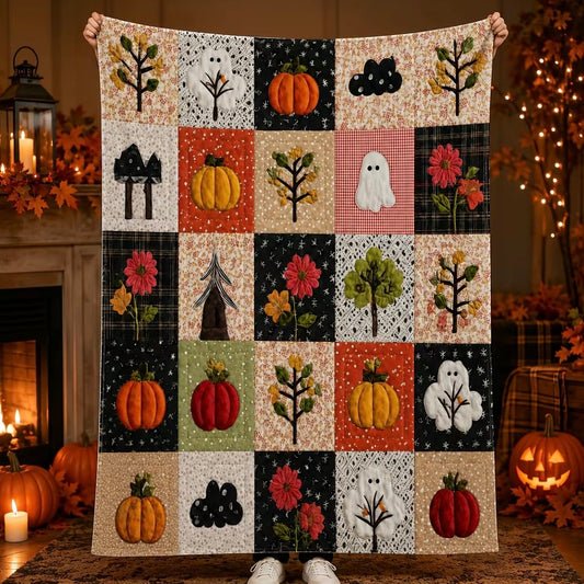 Halloween Pumpkin Ghost Series Blanket