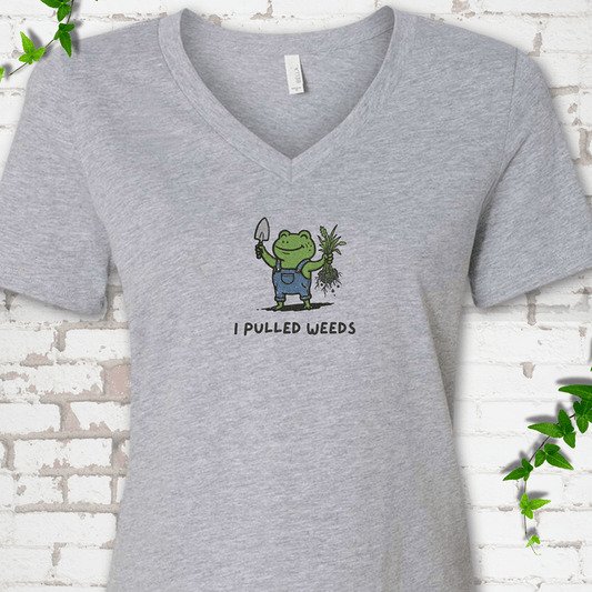 IPulledWeeds IPulledWeeds BC6405Mockup AthleticHeather