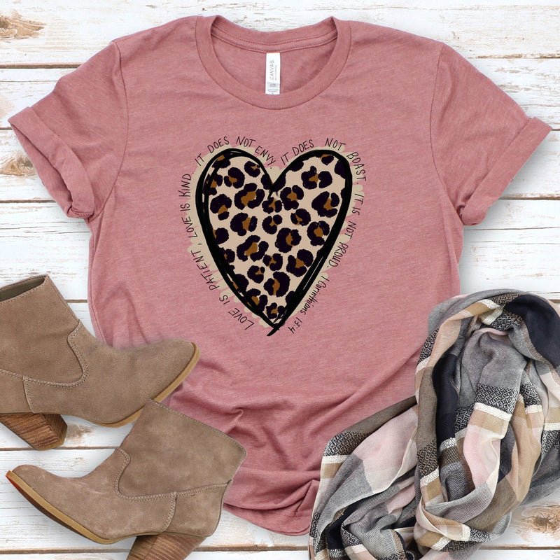 LoveLeopardTeeMauveSST