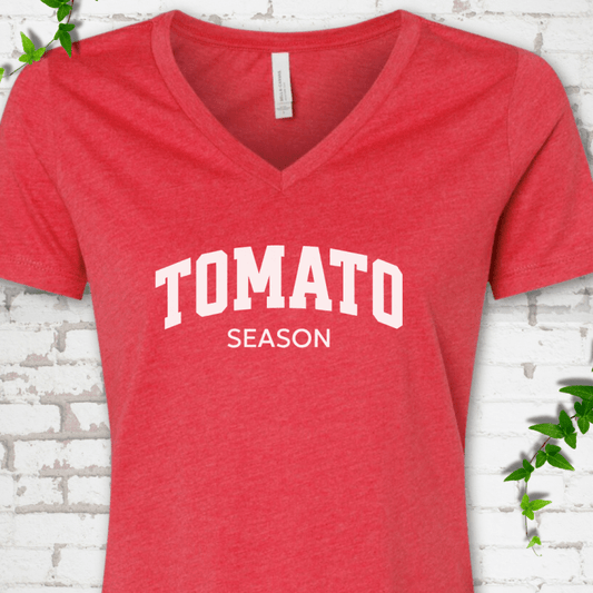 Tomato Season Tomato Season BC6405 Mockup Heather Red