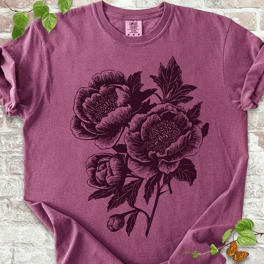 VintagePeonies VintagePeonies CCMockup Berry