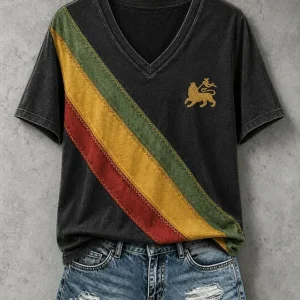Women's Reggae Lion T-Shirt V1