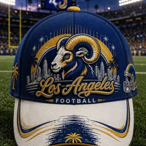 Unisex Football Los Angeles Print Hat 2